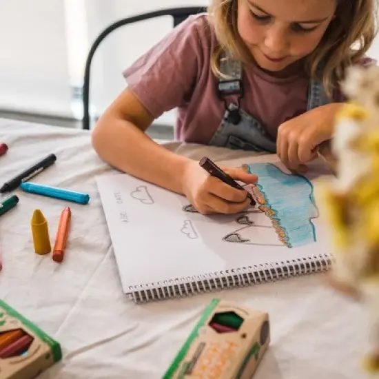 6pk Longs, Jumbo Sized Beeswax Crayons - Honeysticks image {1}