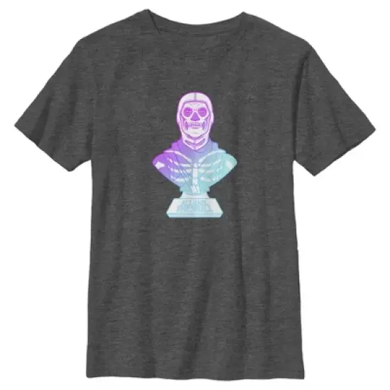 Boy's Fortnite Skull Trooper All Hail Glow T-Shirt image {4}