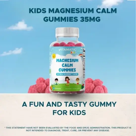 Kids Magnesium 35mg 60 Gummies image {6}