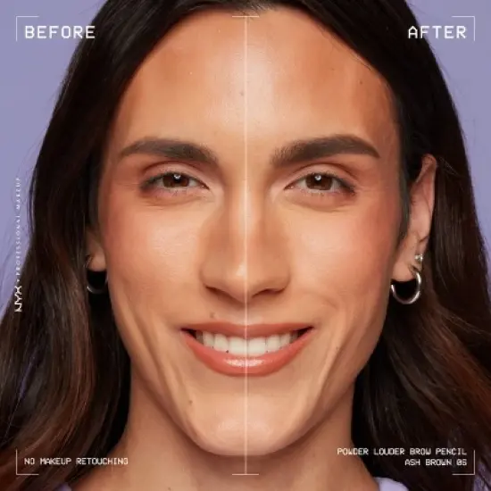 NYX Professional Makeup Powder Louder Brow Pencil - 0.13oz image {3}