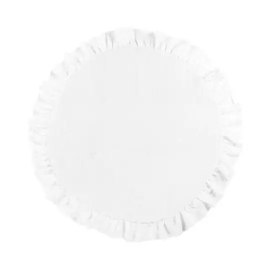 Lush D&eacute;cor Baby Round Ruffle Play Mat image {4}