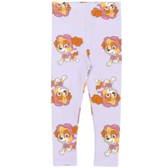 PAW Patrol Skye Girls Pullover Fleece Sweatshirt and Leggings Outfit Set Little Kid to Big Kid image {3}