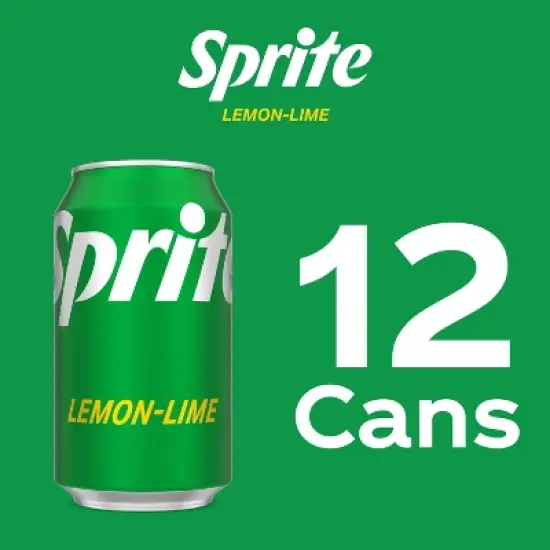 Sprite Soda - 12pk/12 fl oz Cans image {4}