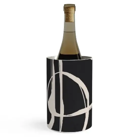 Nadja Modern Minimalist One Line Art Wine Chiller - Deny Designs image {2}