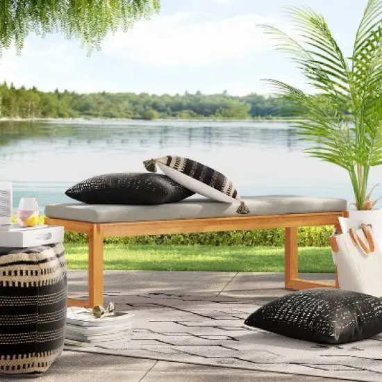 Grace Sketch Diamond Indoor/Outdoor Rug - Black/White - Project 62&trade; image {1}