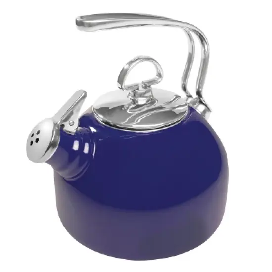 Chantal Classic Enamel-on-Steel Teakettle, 1.8 quart image {1}