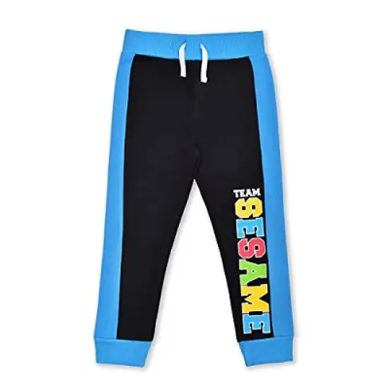 Sesame Street Boy's 2-Pack Graphic Pullover Sweatshirt and Taped Jogger Pants Set for toddler image {1}