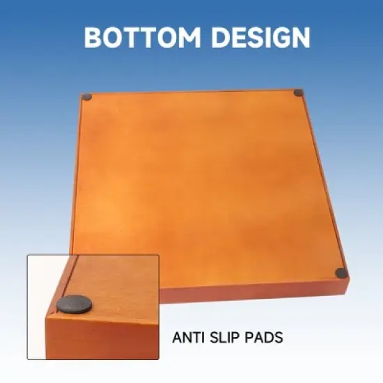 GSE 14" Giant Wooden Tic-Tac-Toe Game Set, Classic Family Travel Board Game for Kids and Adults image {2}