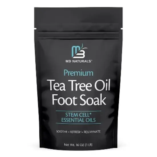Tea Tree Oil & Magnesium Foot Soak, Stem Cell & Coconut Oil for Skin Renewal & Hydration, Bath Salts for Calm & Muscle Comfort, M3 image {9}