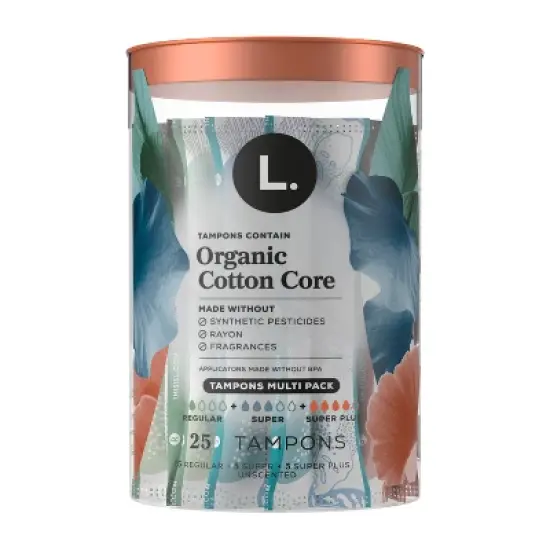 L . Triple Pack Tampons - Regular/Super/Super Plus - 25ct image {12}