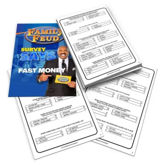 Imagination Gaming, Inc. Family Feud Survey Says Gamestar Bonus Board Game image {3}