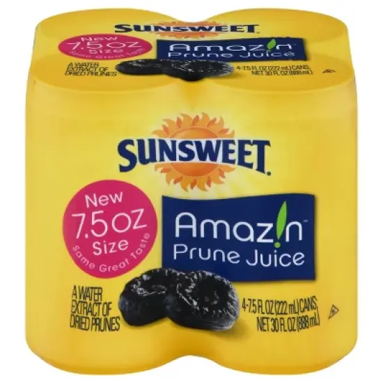Sunsweet Prune Juice - 4pk/7.5 fl oz Cans image {5}
