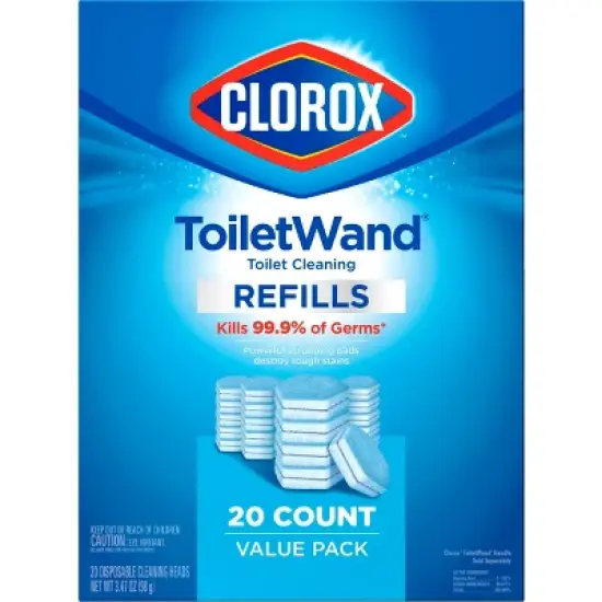 Clorox ToiletWand Disinfecting Refills Disposable Wand Heads - 20ct image {3}