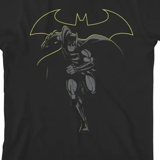 Batman Monochromatic Art Black T-Shirt Toddler Boy to Youth Boy image {1}