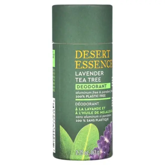 Desert Essence Deodorant, Lavender Tea Tree, 2.25 oz (63 g) image {3}