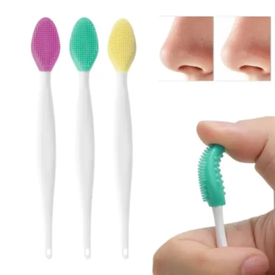 Unique Bargains Silicone Pore Brush 3 Pcs image {6}