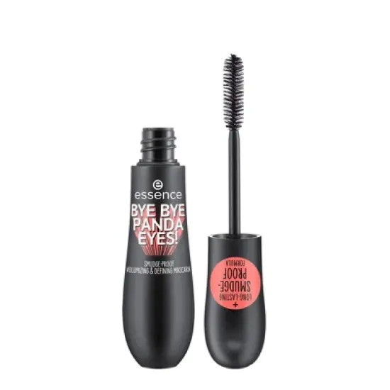 essence Bye Bye Panda Eyes! Smudge-Proof Volumizing & Defining Mascara - 01 - 0.54 fl oz image {5}