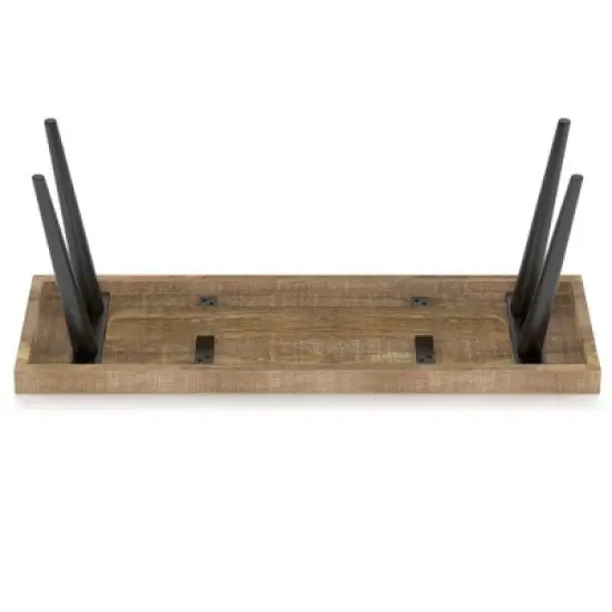 Jamison Bench Distressed Natural - WyndenHall image {3}