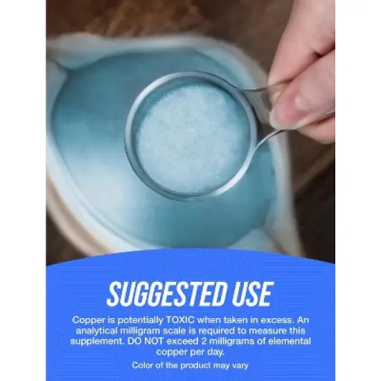 BulkSupplements Copper Gluconate Powder image {2}