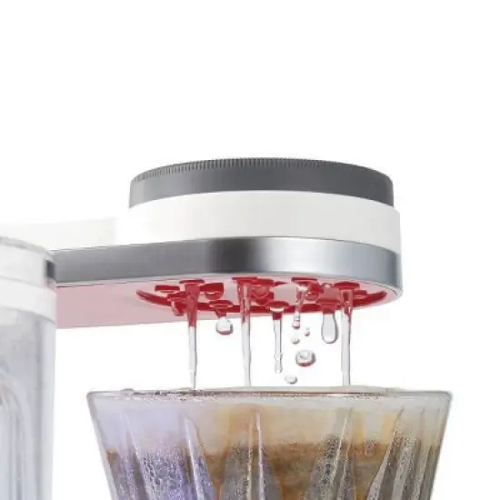 Hamilton Beach Pour Over Coffee 46700: 8-Cup Electric Coffee Maker, Dishwasher-Safe, White, 1350W, Cone Filter image {6}