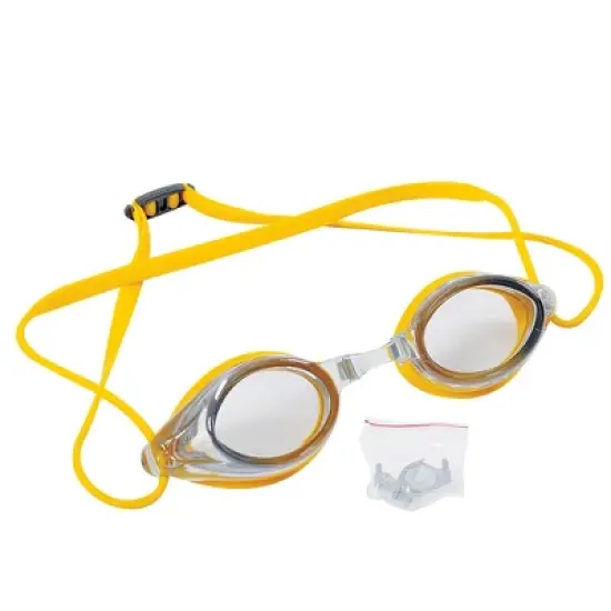 Pool Central 7" Yellow Competition Swimming Pool Goggles image {3}