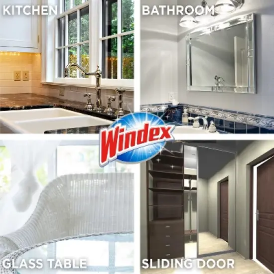 Windex Original Glass and Surface Pre-Moistened Wipes Window Cleaner - 38ct image {7}
