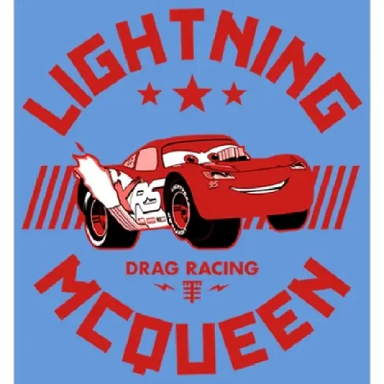 Boy's Cars Lightning McQueen Drag Racing Performance Tee image {1}