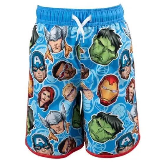 Marvel Avengers Black Panther Captain America Thor Iron Man Hulk Swim Trunks Bathing Suit Toddler to Big Kid  image {8}