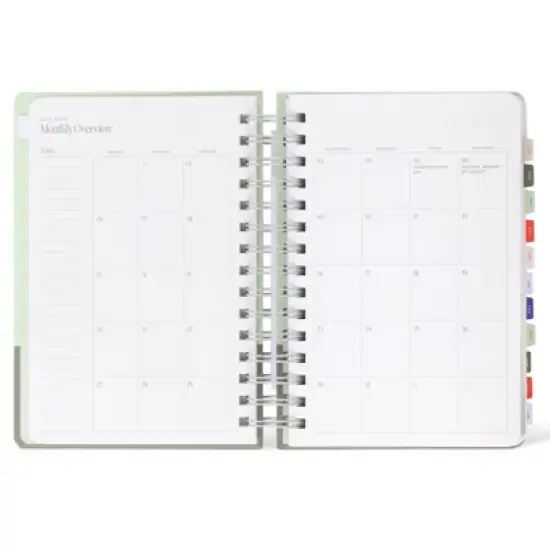 Good Office Day 2024-2025 A5 Academic Planner with Tabs Evergreen image {2}