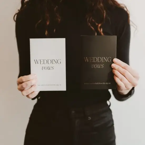 Sweet Water Decor Wedding Vow Booklets - Pack of 2 image {3}