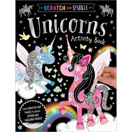 Scratch & Sparkle Unicorns Activity - by MBI (Paperback) image {1}