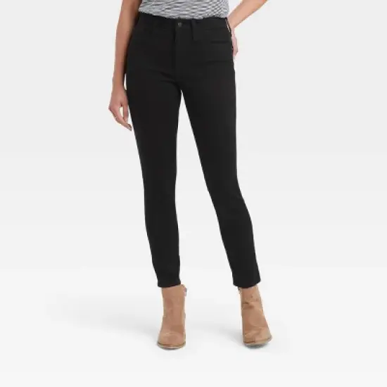 Women's High-Rise Skinny Jeans - Universal Thread&trade; Black image {6}