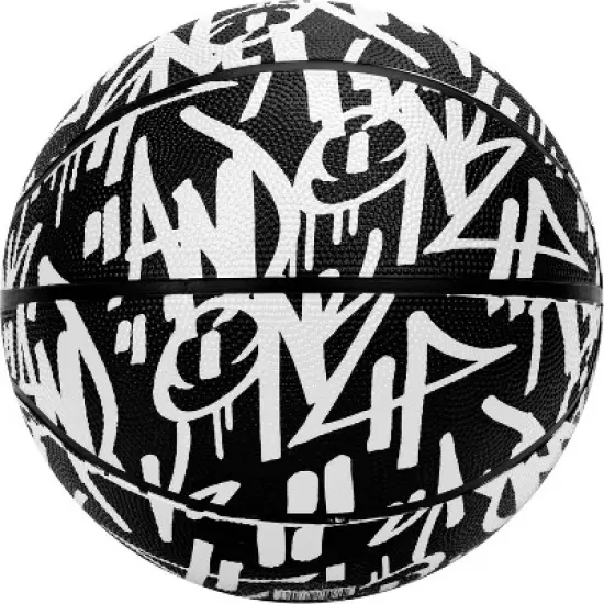 AND1 Fantom Graffiti Rubber Basketball: Official Regulation Size 7 (29.5 inches) - Deep Channel Construction, Made for Indoor Outdoor Games image {7}