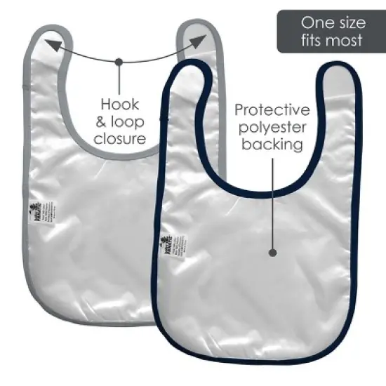 Baby Fanatic Officially Licensed Unisex Baby Bibs 2 Pack - NFL Dallas Cowboys image {2}