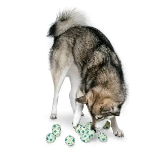 St, Patrick's Day Shamrock Dog Tennis Balls (Mini) image {3}