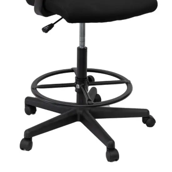 Stand Up Desk Store Sit to Stand Drafting Task Stool Chair for Standing Desks with Adjustable Footrest and Armrests image {2}