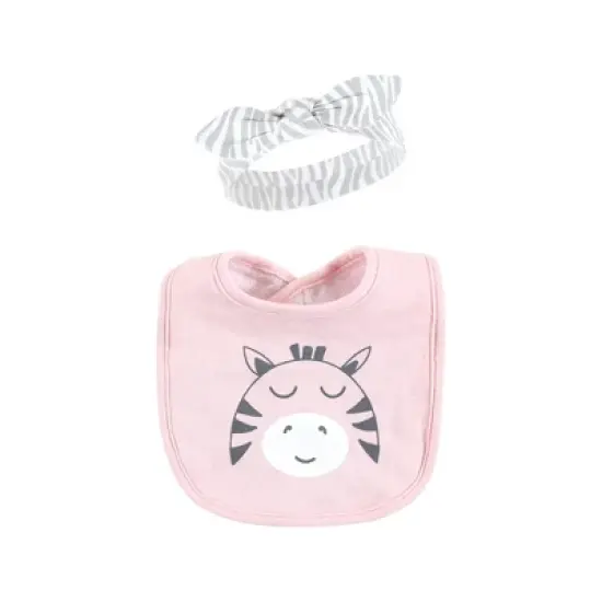 Hudson Baby Infant Girl Layette Boxed Giftset, Girl Safari, 0-6 Months image {6}