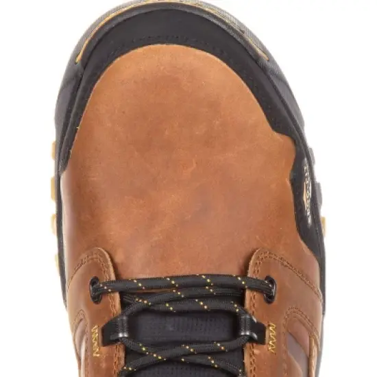 Men's Brown Georgia Boot Amplitude Composite Toe Waterproof Work Boot Size 11(Wide) image {5}
