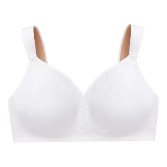 Glamorise Womens MagicLift Seamless T-Shirt Wirefree Bra 1080 White image {3}