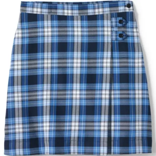 Lands' End School Uniform Girls Solid A-line Skirt Below the Knee image {3}