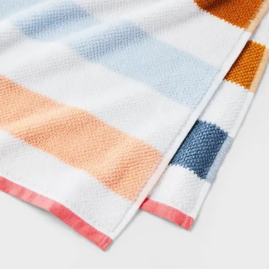 Striped Kids&rsquo; Towel with SILVADUR&trade; Antimicrobial Technology - Pillowfort&trade; image {2}