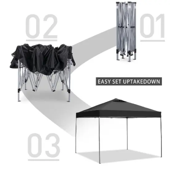 Ainfox 10'&times;10'  Portable Canopy With Carrying Bag image {3}