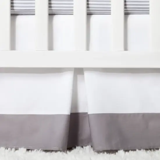 Crib Bedding Set Two by Two 4pc - Cloud Island&trade; Gray image {3}