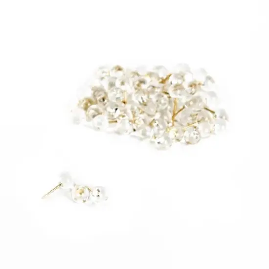 U Brands 100ct Push Pins - Clear image {2}
