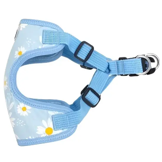 Doggie Design Wrap and Snap Choke Free Dog Harness by Doggie Design - Blue Daisy image {2}