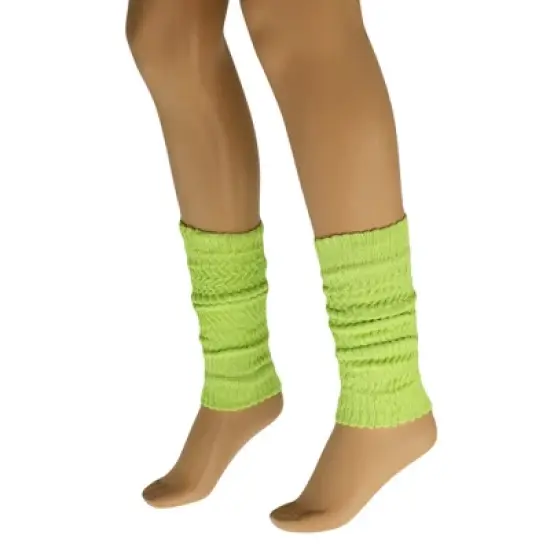Retro-Inspired Cotton Leg Warmers for Women Soft, Stretchy, 20&rdquo; Long Knit Warmers 1 Pair image {13}
