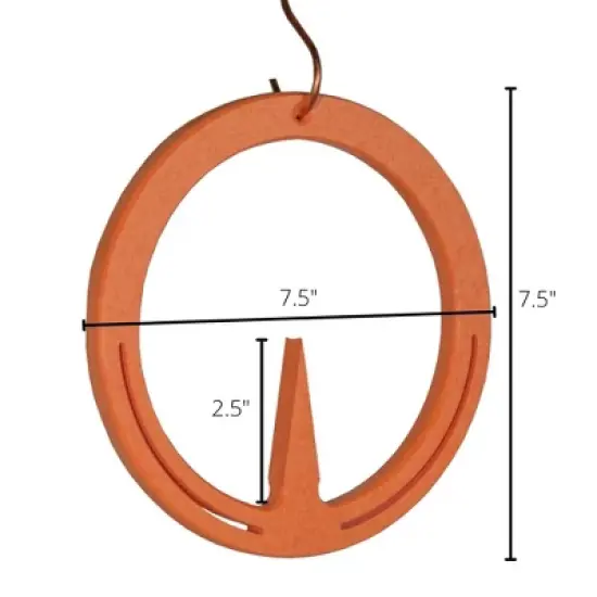 JCS Wildlife Spike Oriole Orange Fruit Feeder - Holds Orange Halves - Feed Your Orioles Fruit - Clementine Oriole Feeder, Oriole Orange Holder - Made image {4}