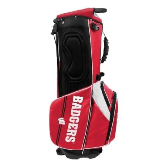 NCAA Wisconsin Badgers Team Effort Caddie Golf Bag image {1}