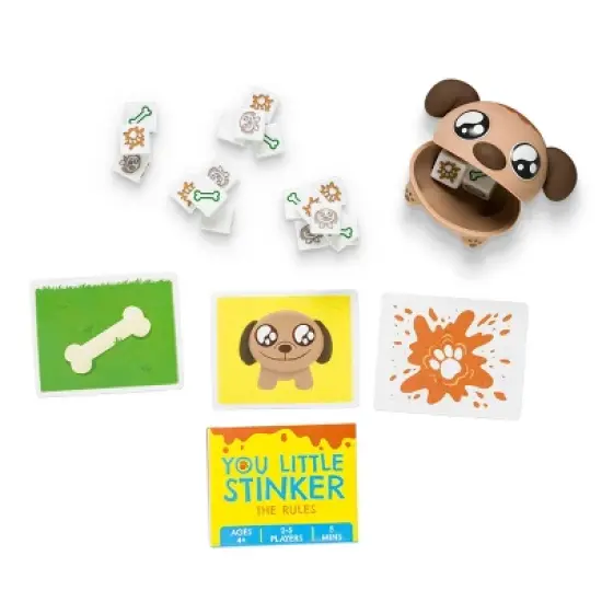 Kitten Games You Little Stinker Matching Game: Creative Board Game for Kids, Includes Dice & Play Mat image {3}