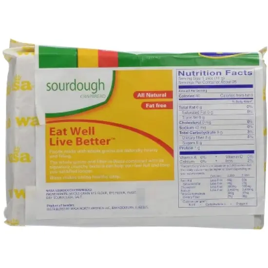 Wasa Flatbread, Crispbread, Sourdough, 9.7 oz image {2}